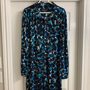 Leslie Fay Women's Multi-Color Dress, Size 16